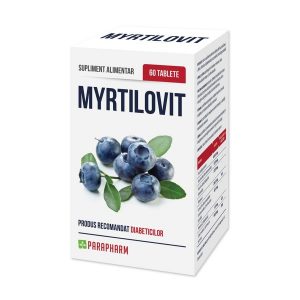 Myrtilovit pentru menținerea concentrațiilor normale ale glucozei din sânge