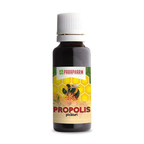 Propolis picături 30 ml - stimulează sistemul imunitar, antibacterian