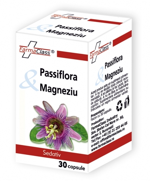 Passiflora si Magneziu - înlatură tensiunea psihica şi agitaţia