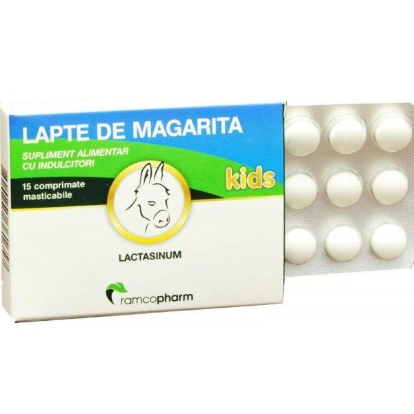 Lapte de magarita kids 15 capsule Plasmon - contine omega 3 si 6