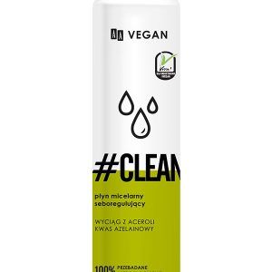 Apa Micelara Reglare Sebum AA Vegan Clean 250 ml - revigorează pielea