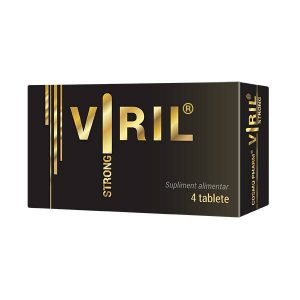 Viril Strong 4 tablete amplifica si prelungeste placerea sexuala. Creste libidoul si durata actului sexual.